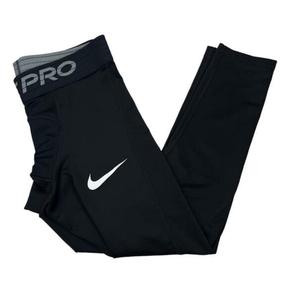 NIKE Pro Men's Dri-Fit 3/4 Tights Sz Small Black - Picture 2 of 6